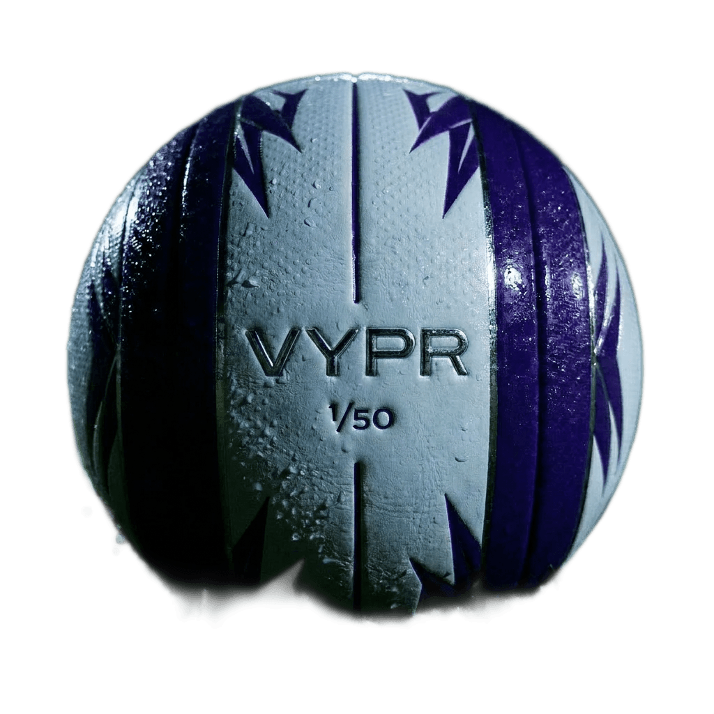 Image of VYPR S1 Official Match Ball, Deep Violet Edition, numbered 1 of 50